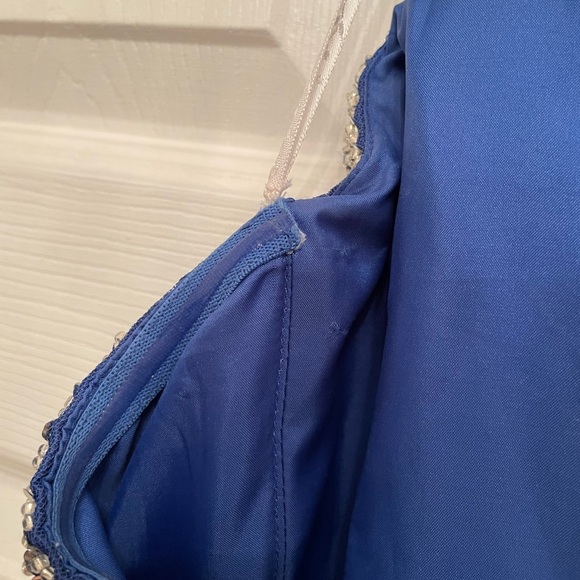 Blue strapless dress https://decode18.com/ - Picture 7 of 9